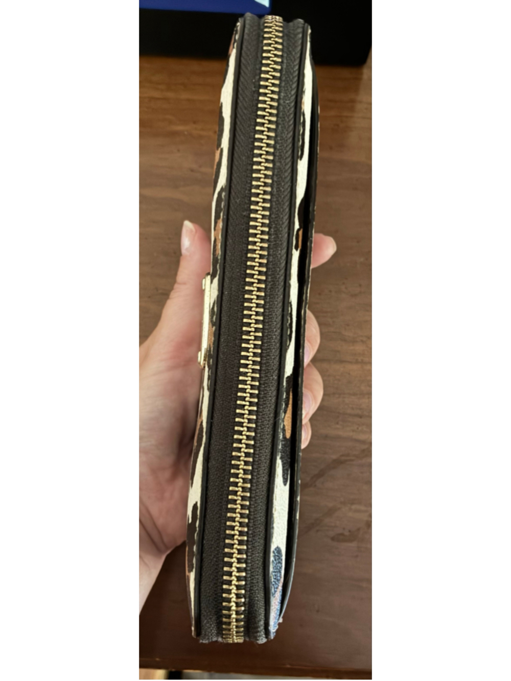Coach wallet leopard print gold hardware - Picture 4 of 10